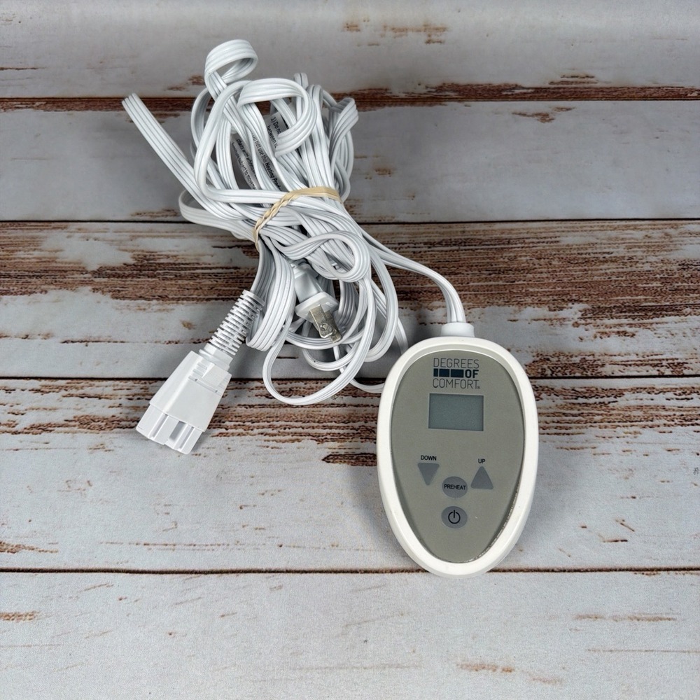 Degrees of Comfort Electric Heated Blanket Controller SCEB 2.4.3 Cord